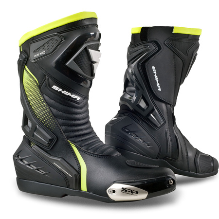 BUTY MOTOCYKLOWE | SHIMA RSX-6 FLUO | MĘSKIE SKÓRZANE SPORTOWE + GRATISY