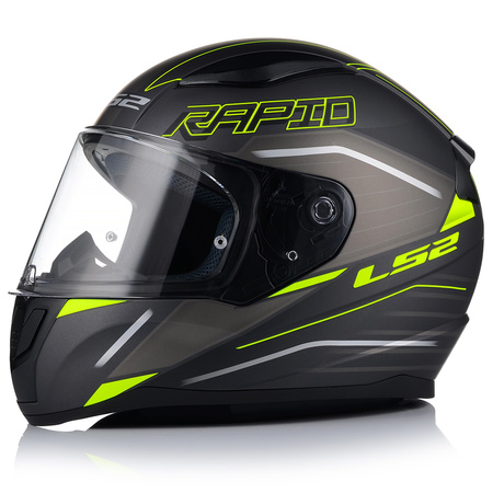 KASK MOTOCYKLOWY LS2 FF353 RAPID II ROKKU ECE 22.06 + CIEMNA SZYBA