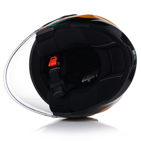 OTWARTY KASK MOTOCYKLOWY LS2 OF616 AIRFLOW II COVER LEKKI NA SKUTER CHOPPER