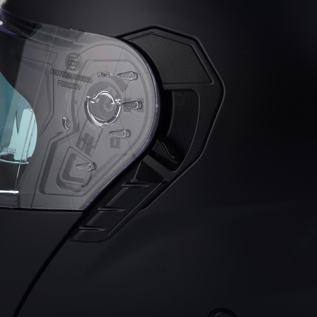 KASK MOTOCYKLOWY VITO FURIO CZARNY MAT SZCZĘKOWY + INTERKOM VITO BLUETOOTH