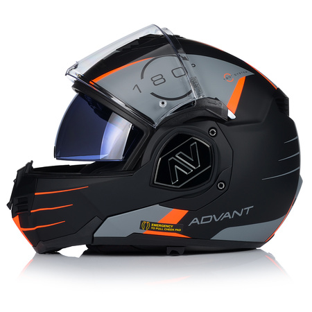 KASK MOTOCYKLOWY | LS2 FF906 ADVANT CODEX | SZCZĘKOWY + PINLOCK + PLECAK