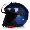 KASK MOTOCYKLOWY OTWARTY | VITO MODA RETRO BLUE | SKUTER CHOPPER ECE 22.06