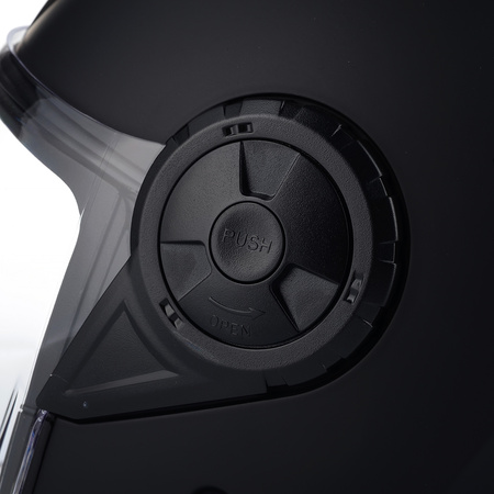 OTWARTY KASK MOTOCYKLOWY LS2 OF616 II CZARNY MAT + INTERKOM  BLUETOOTH