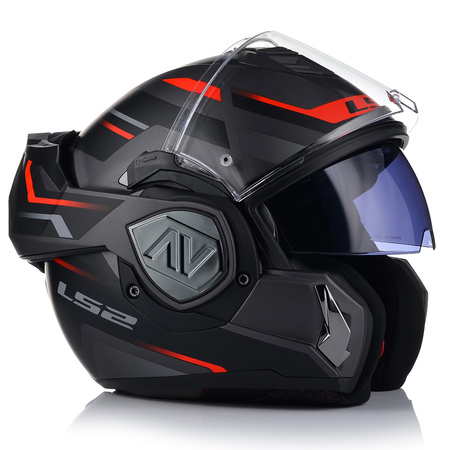 KASK MOTOCYKLOWY | LS2 FF906 ADVANT KUKA | SZCZĘKOWY + PINLOCK + PLECAK