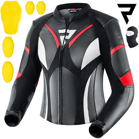 KURTKA MOTOCYKLOWA | REBELHORN REBEL LADY | DAMSKA SKÓRZANA SAS-TEC + GRATIS