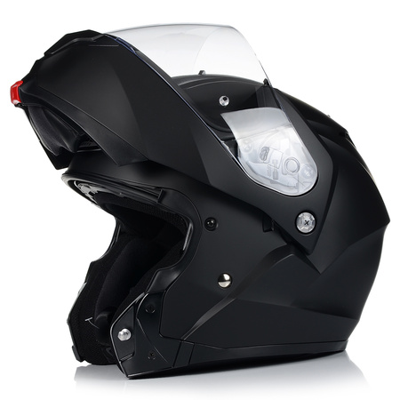 KASK MOTOCYKLOWY | HJC C91 MATT BLACK | SZCZĘKOWY SYSTEM PINLOCK + BLENDA