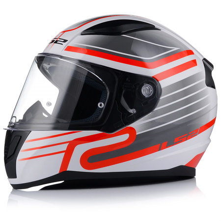 KASK MOTOCYKLOWY LS2 FF353 RAPID II CIRCUIT ECE 22.06 + PRZYCIEMNIANA SZYBA