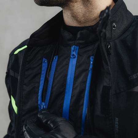 KURTKA MOTOCYKLOWA | REBELHORN HIKER III | TEKSTYLNA WODOODPORNA + GRATISY