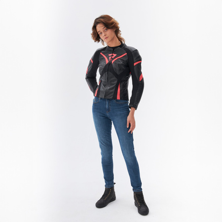 KURTKA MOTOCYKLOWA | REBELHORN REBEL LADY | DAMSKA SKÓRZANA SAS-TEC + GRATIS