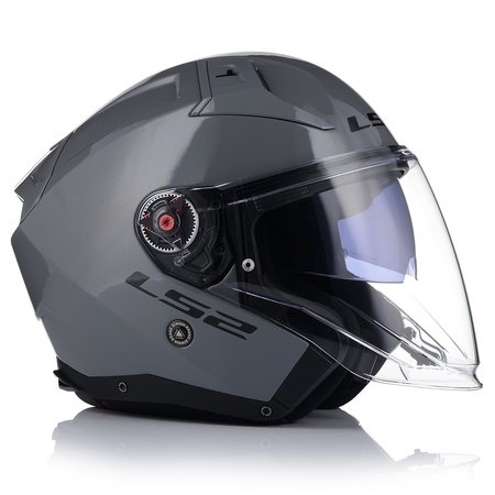 OTWARTY KASK MOTOCYKLOWY LS2 OF603 NARDO GREY + PINLOCK ANTYPARA + BLENDA
