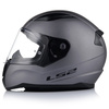 KASK MOTOCYKLOWY LS2 FF353 RAPID II SZARY MAT ECE 22.06 + ZŁOTA SZYBA