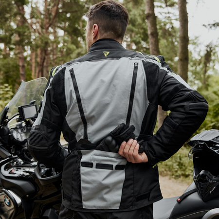 KURTKA MOTOCYKLOWA | REBELHORN CUBBY IV | DŁUGA WODOODPORNA MĘSKA + GRATISY