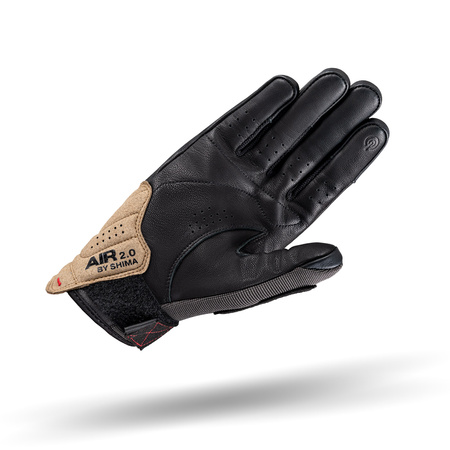 RĘKAWICE MOTOCYKLOWE SHIMA AIR 2.0 MEN BRĄZOWE KRÓTKIE MIEJSKIE + GRATISY