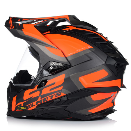 KASK MOTOCYKLOWY LS2 MX701 EXPLORER CROSS QUAD ATV + PINLOCK + BLENDA 22.06 