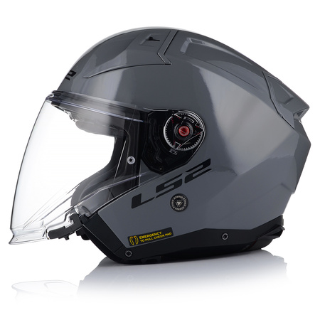 OTWARTY KASK MOTOCYKLOWY LS2 OF603 NARDO GREY + PINLOCK ANTYPARA + BLENDA