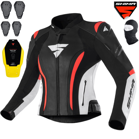 Damska kurtka motocyklowa | SHIMA MIURA 2.0 | skórzana sportowa + gratisy