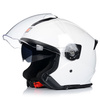 OTWARTY KASK MOTOCYKLOWY BIAŁY ORIGINE PALIO SKUTER CHOPPER + BLENDA 