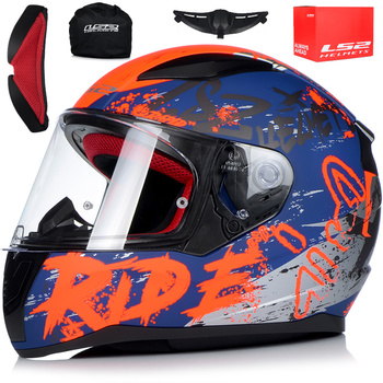 KASK MOTOCYKLOWY LS2 FF353 RAPID SYSTEM PINLOCK