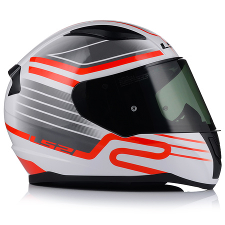 KASK MOTOCYKLOWY LS2 FF353 RAPID II CIRCUIT ECE 22.06 + PRZYCIEMNIANA SZYBA