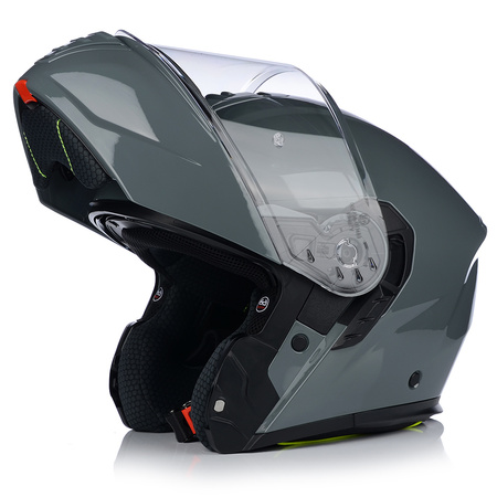 KASK MOTOCYKLOWY | VITO FURIO NARDO GREY | SZCZĘKOWY SYSTEM PINLOCK +BLENDA 