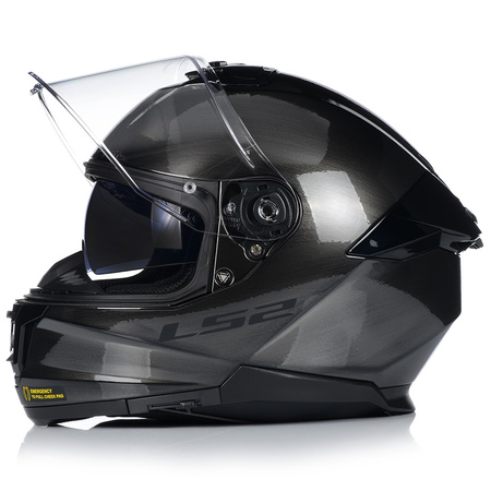 KASK MOTOCYKLOWY LS2 FF808 STREAM II JEANS KEVLAR SYSTEM PINLOCK + BLENDA