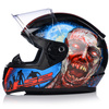 KASK MOTOCYKLOWY LS2 FF353 RAPID II ZOMBIE RED SYSTEM PINLOCK ECER 22.06