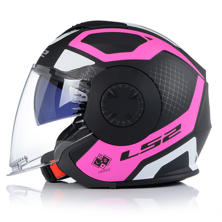 OTWARTY KASK MOTOCYKLOWY LS2 OF570 MAT 3w1 + DASZEK + SZYBA + BLENDA