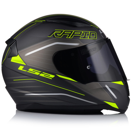 KASK MOTOCYKLOWY LS2 FF353 RAPID II ROKKU ECE 22.06 + CIEMNA SZYBA