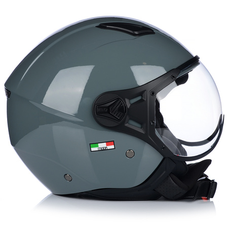 KASK MOTOCYKLOWY OTWARTY | VITO MODA NARDO GREY | SKUTER CHOPPER ECE 22.06