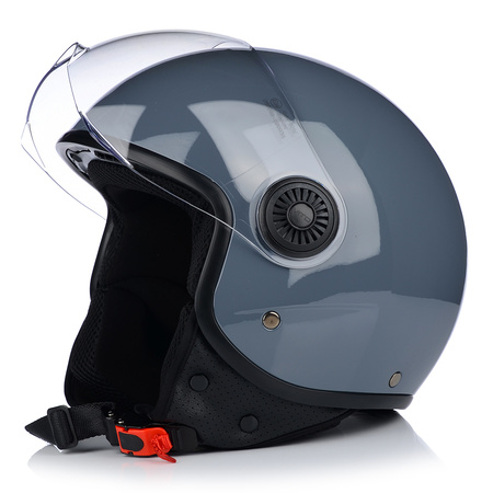 KASK MOTOCYKLOWY OTWARTY | VITO LORETO | NARDO GREY SKUTER CHOPPER ECE 22.06