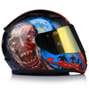 KASK MOTOCYKLOWY LS2 FF353 RAPID II ZOMBIE 06 + ZŁOTA LUSTRZANA SZYBA
