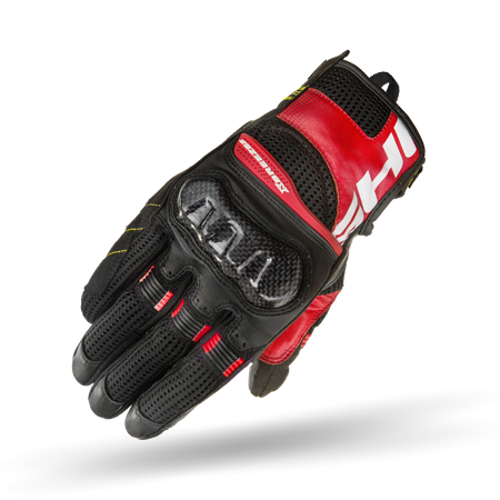 RĘKAWICE MOTOCYKLOWE | SHIMA X-BREEZE 2 RED | KRÓTKIE Z OCHRANIACZAMI CE