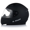 KASK MOTOCYKLOWY LS2 FF353 RAPID II CZARNY MATT ZESTAW + NIEBIESKA SZYBA 3XL