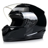 INTEGRALNY KASK MOTOCYKLOWY ZAMKNIĘTY NA MOTOR SKUTER AWINA CZARNY POŁYSK