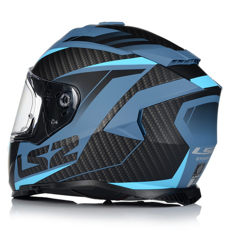 KASK MOTOCYKLOWY LS2 FF800 STORM II RACER + PINLOCK + BLENDA ECER 22.06