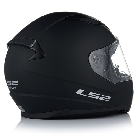 KASK MOTOCYKLOWY LS2 FF353 RAPID II CZARNY MATT ZESTAW + NIEBIESKA SZYBA 3XL