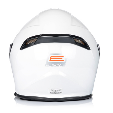 OTWARTY KASK MOTOCYKLOWY BIAŁY ORIGINE PALIO SKUTER CHOPPER + BLENDA 