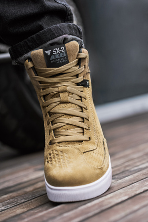 BUTY MOTOCYKLOWE | SHIMA SX-2 EVO BROWN | KRÓTKIE MĘSKIE TRAMPKI + GRATISY