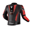KURTKA MOTOCYKLOWA | SHIMA STR 2.0 RED | MĘSKA SKÓRZANA SPORTOWA + GRATIS