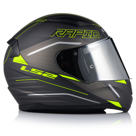 KASK MOTOCYKLOWY LS2 FF353 RAPID II ROKKU ECE 22.06 + LUSTRZANA SZYBA