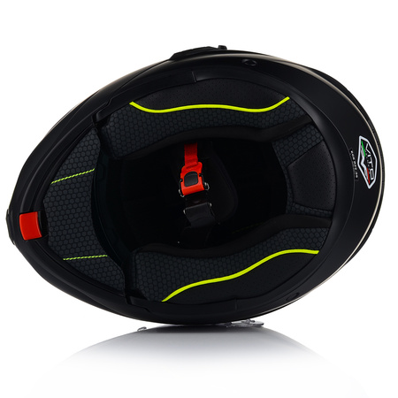 KASK MOTOCYKLOWY VITO FURIO CZARNY MAT SZCZĘKOWY + INTERKOM VITO BLUETOOTH