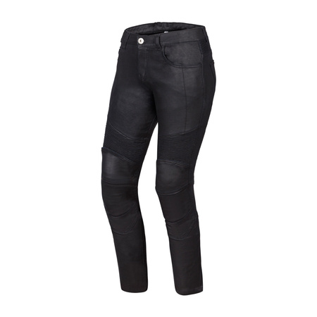 SPODNIE MOTOCYKLOWE | OZONE ROXY BLACK | DAMSKIE JEANSY SLIM FIT + GRATIS