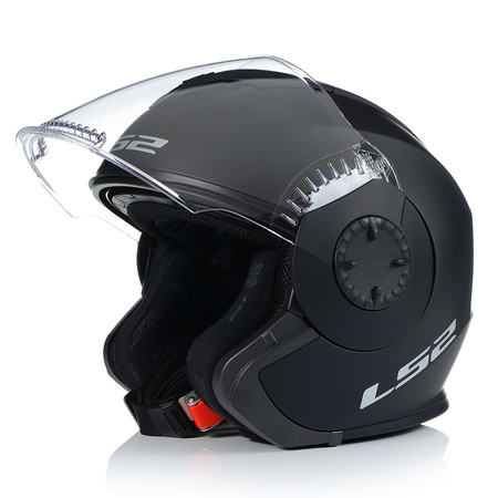 OTWARTY KASK MOTOCYKLOWY LS2 OF570 MAT 3w1 + DASZEK + SZYBA + BLENDA