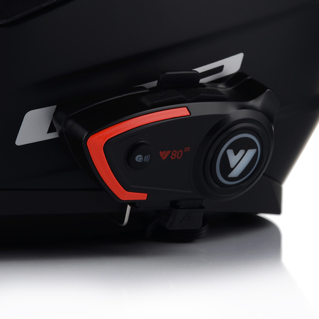 KASK MOTOCYKLOWY LS2 FF353 RAPID II CZARNY MATT + INTERKOM VITO BLUETOOTH