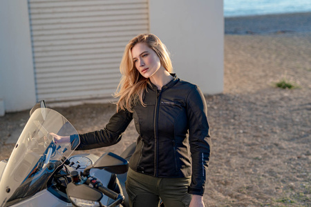 KURTKA MOTOCYKLOWA | SHIMA OPENAIR LADY BLACK | DAMSKA LETNIA MESH + GRATIS