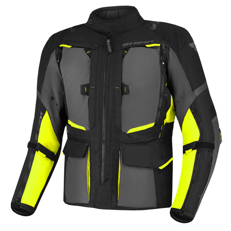 KURTKA MOTOCYKLOWA | SHIMA HERO 2.0 FLUO | MĘSKA TURYSTYCZNA DŁUGA + GRATIS