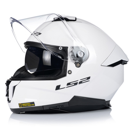 KASK MOTOCYKLOWY LS2 FF808 STREAM II SOLID KEVLAR SYSTEM PINLOCK + BLENDA 