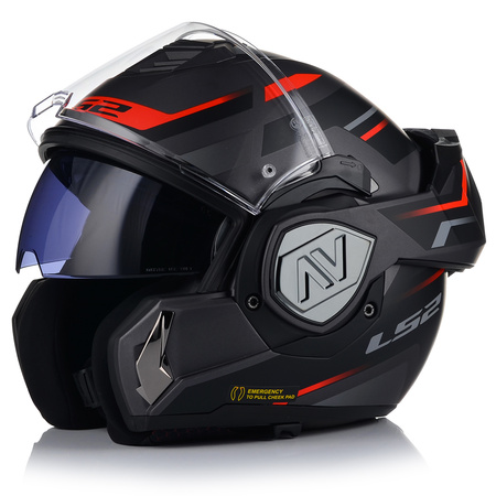 KASK MOTOCYKLOWY | LS2 FF906 ADVANT KUKA | SZCZĘKOWY + PINLOCK + PLECAK