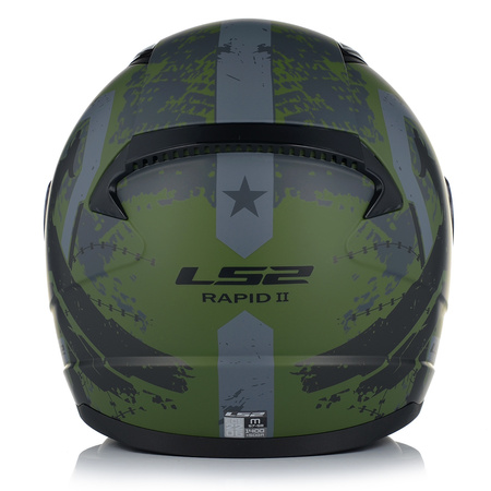 KASK MOTOCYKLOWY LS2 FF353 RAPID II THUNDER BIRDS SYSTEM PINLOCK ECER 22.06