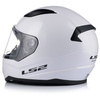 KASK MOTOCYKLOWY LS2 FF353 RAPID II BIAŁY POŁYSK ECE 22.06 + TĘCZOWA SZYBA 3XL